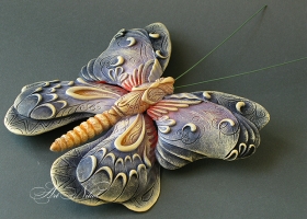 Bas-relief Butterfly