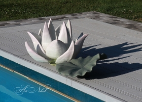 Garden sculpture Lotus