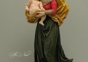 Doll Madonna with a newborn
